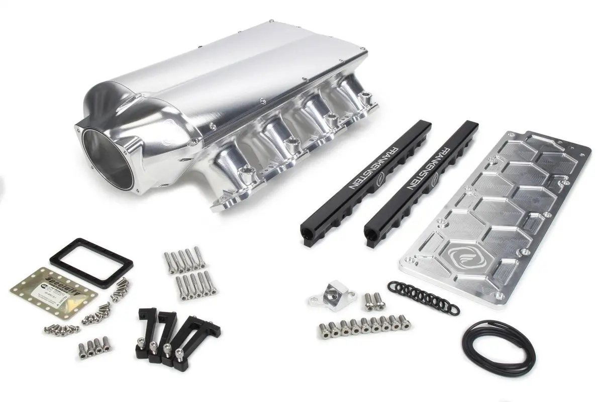 Frankenstein Ls7 Intake Manifold Aluminum Low Profile Fuel Rails Included 1