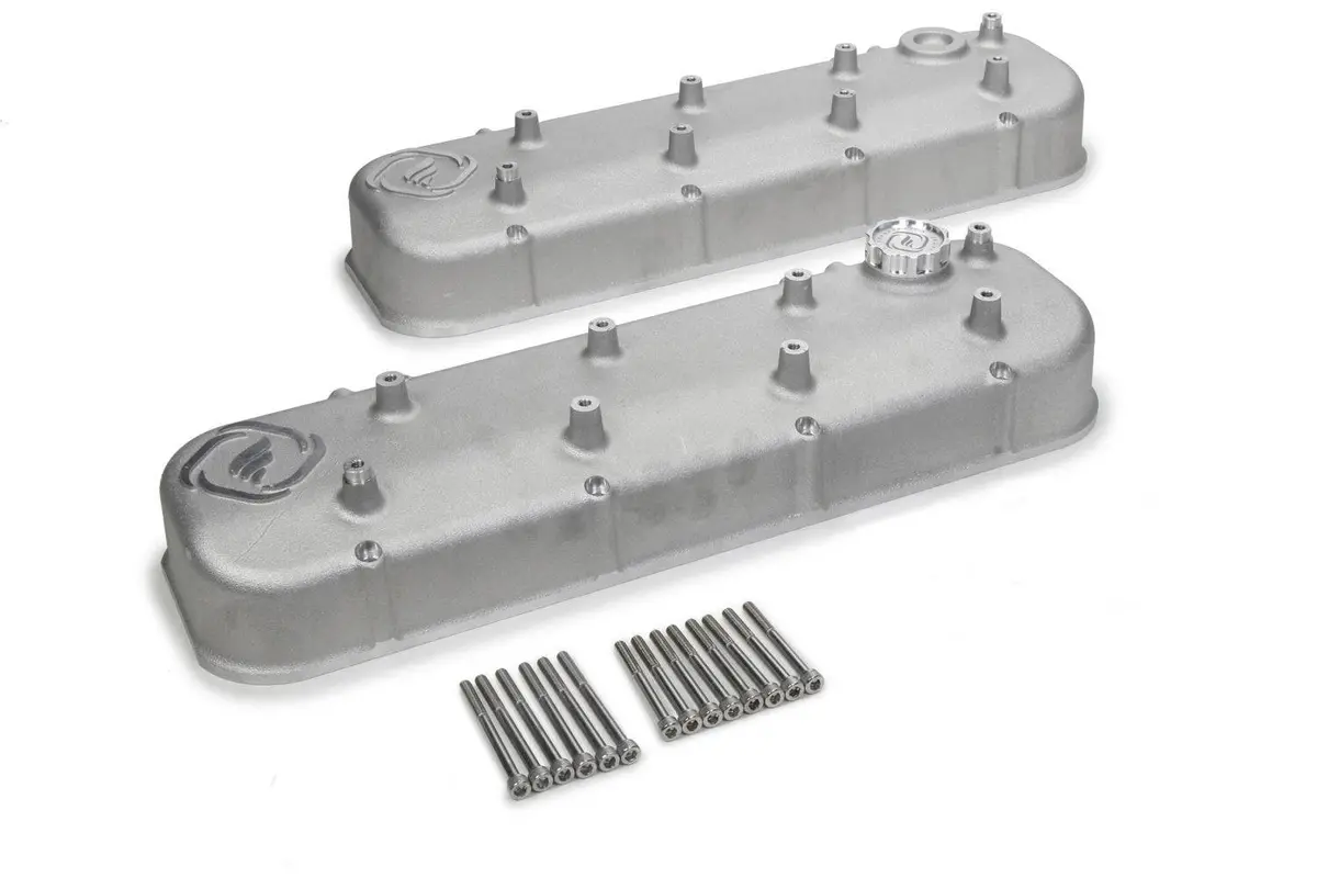 Frankenstein F-Series Valve Cover Set Black Wrinkle Finish 1