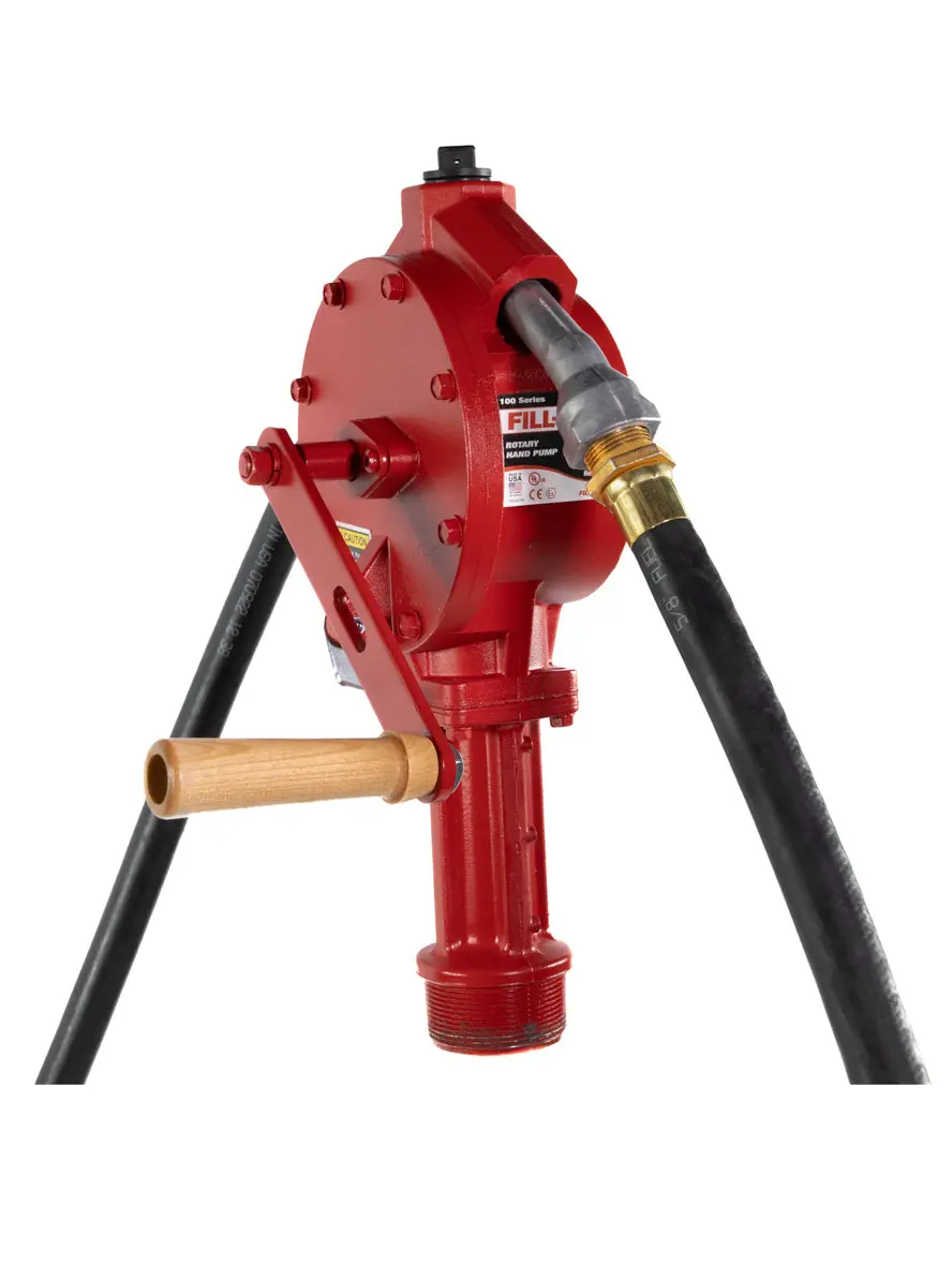 Fill-Rite Rotary Hand Pump Kit With Nozzle Spout 1