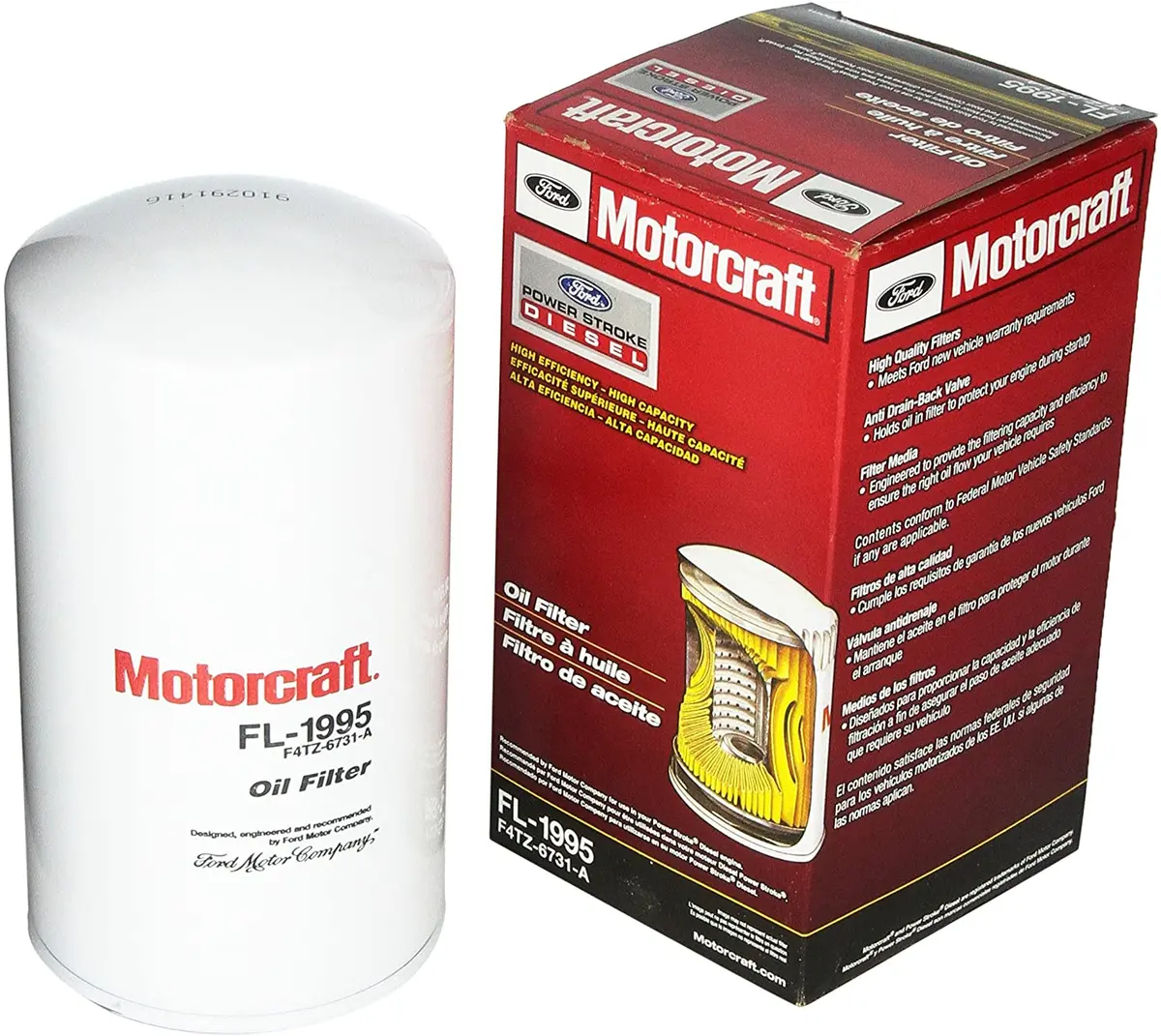 7.3L Powerstroke Oil Filter 1