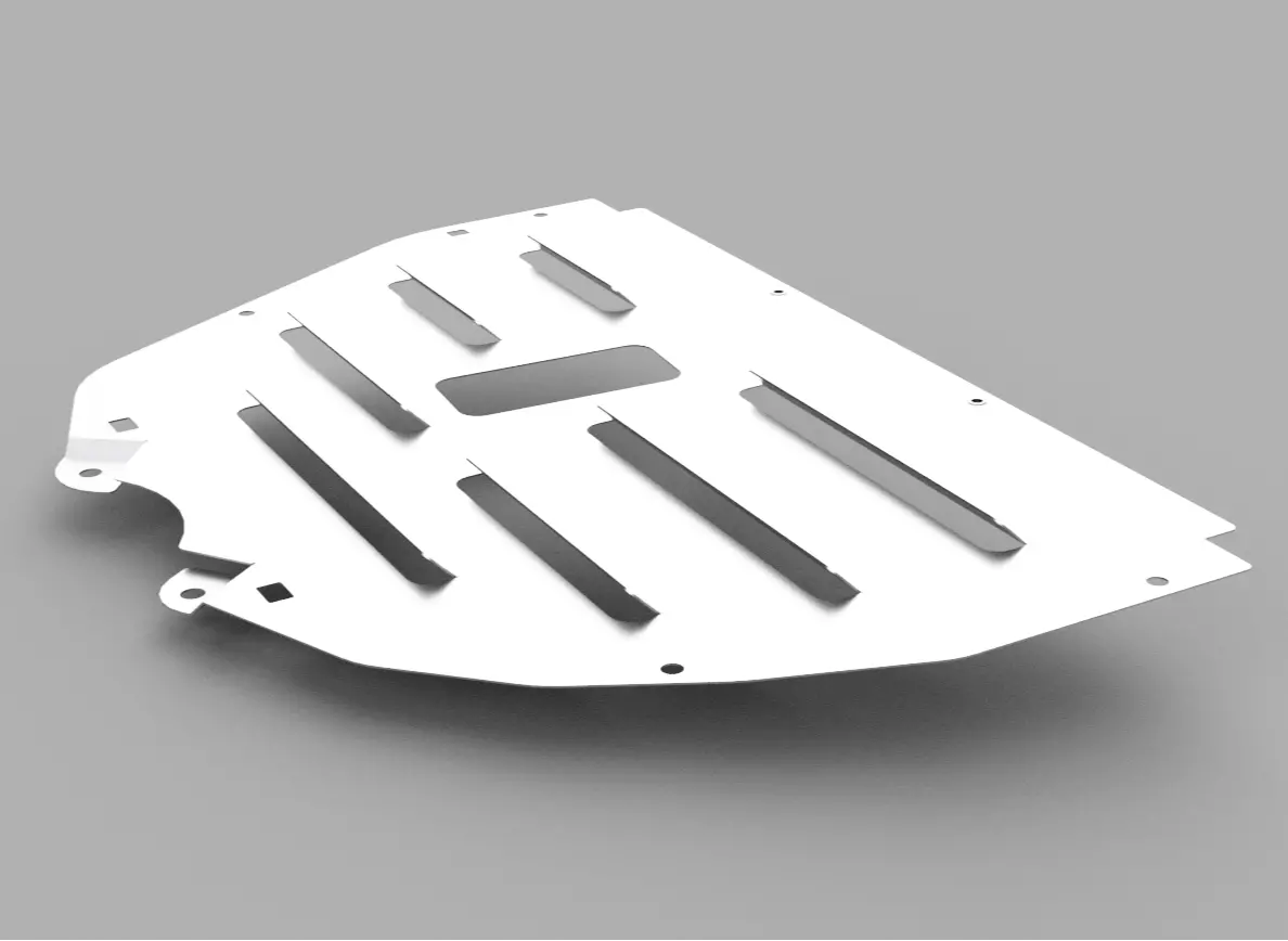 Plm Vented Engine Splash Guard Plate - 23+ Civic Type R Fl5 Integra Type S De5 1