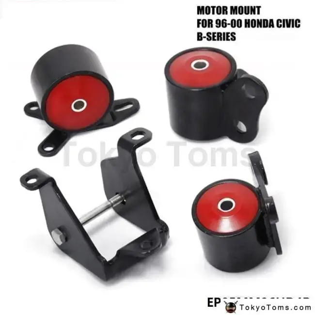 For 96-00 Honda Civic Ek Si Dx Lx Ex Solid Motor Mount B16 B18 B-Series Engine Swap ( More Than One Vehicle) Ep05mm96hd4b 1