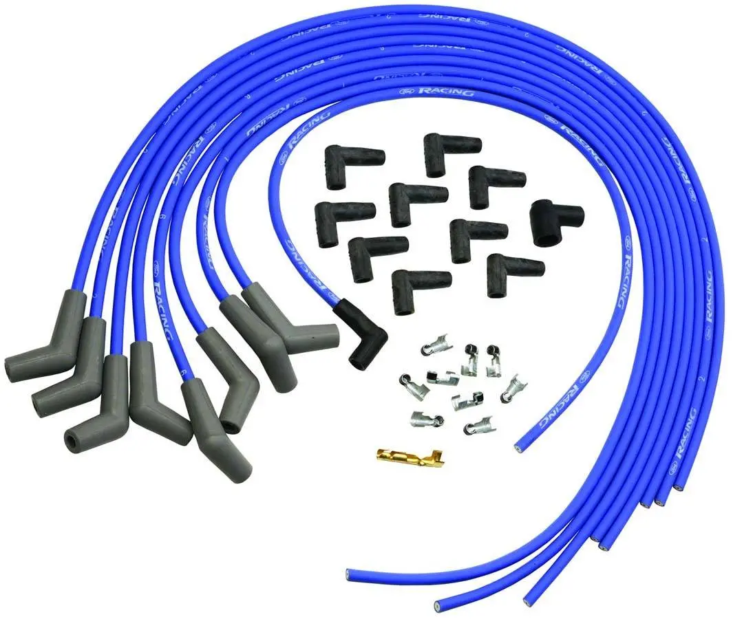 Ford 9Mm Ign Wire Set-Blue 1
