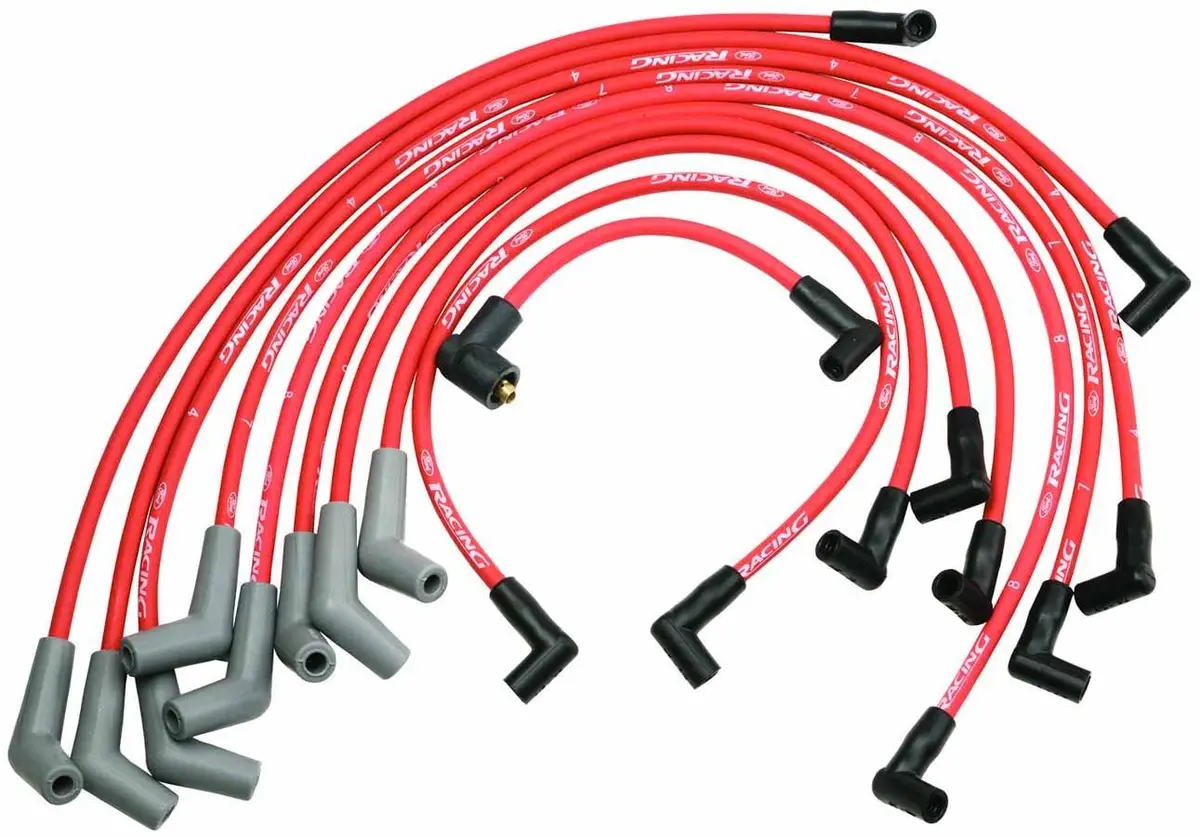 Ford 9Mm Ign Wire Set-Red 1