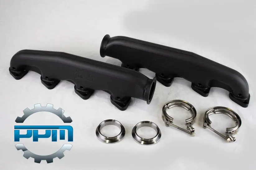 Punch Out Performance 6.0L/6.4L Front Facing Exhaust Manifolds 1