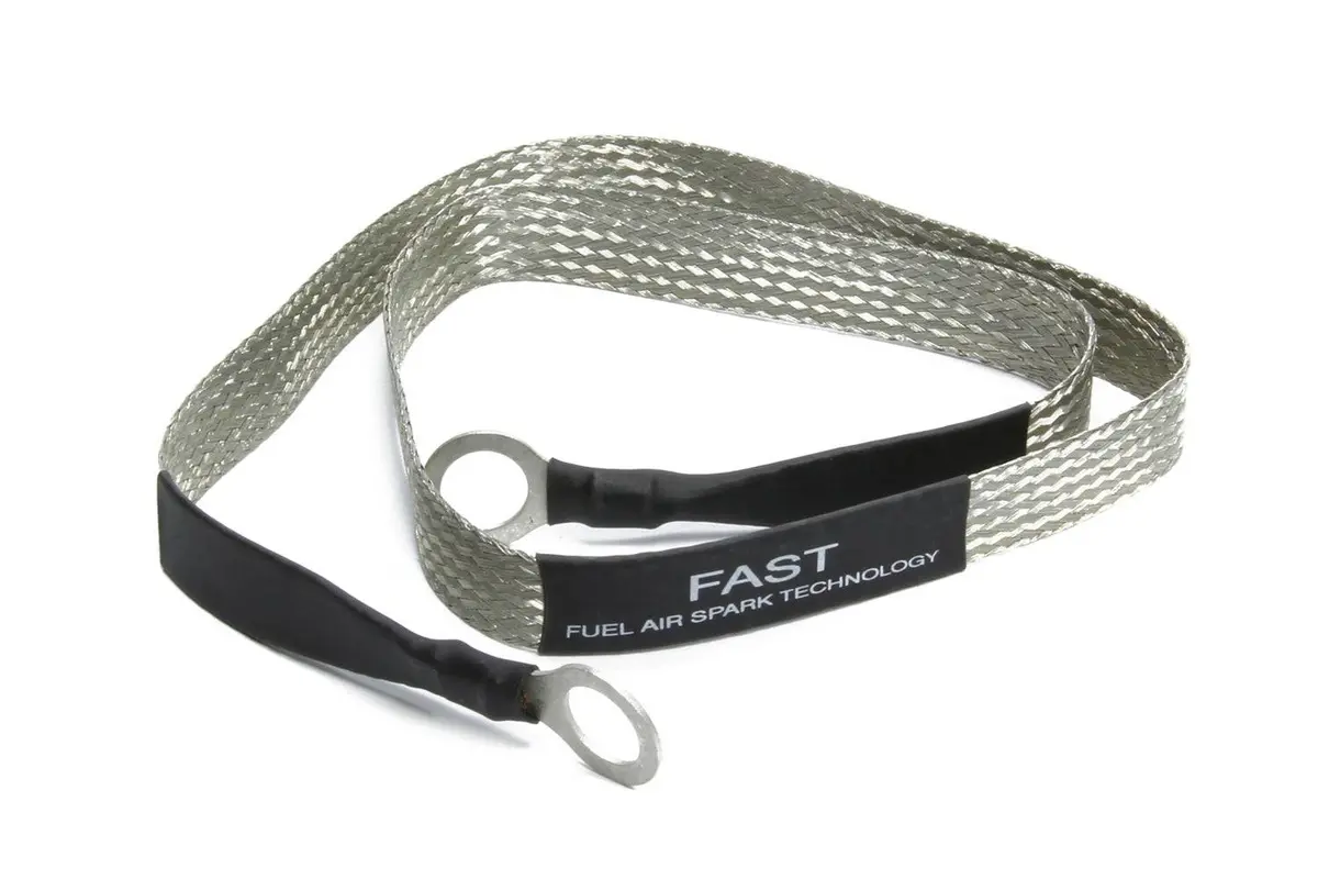 Ground Strap 24In Length W/ 3/8-Stud Eyelets 1