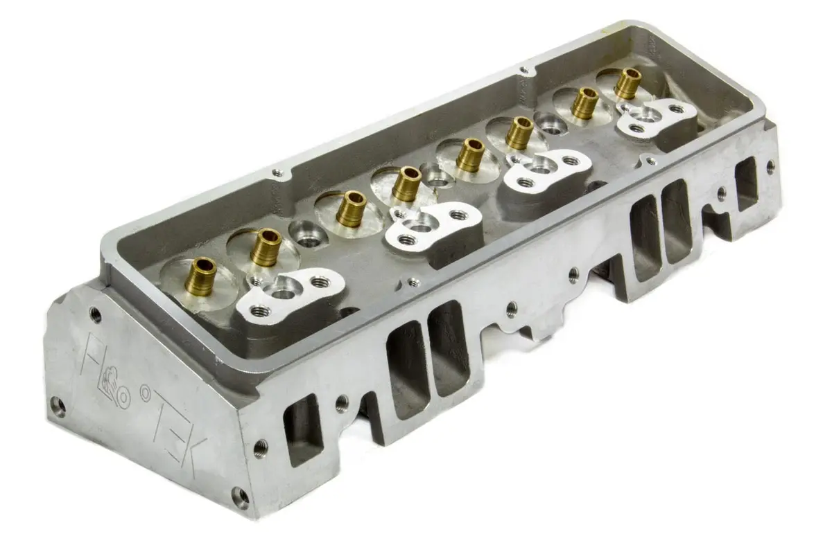 Flo Tek Sbc Aluminum Head 180Cc/64Cc Angle Plug Bare 1
