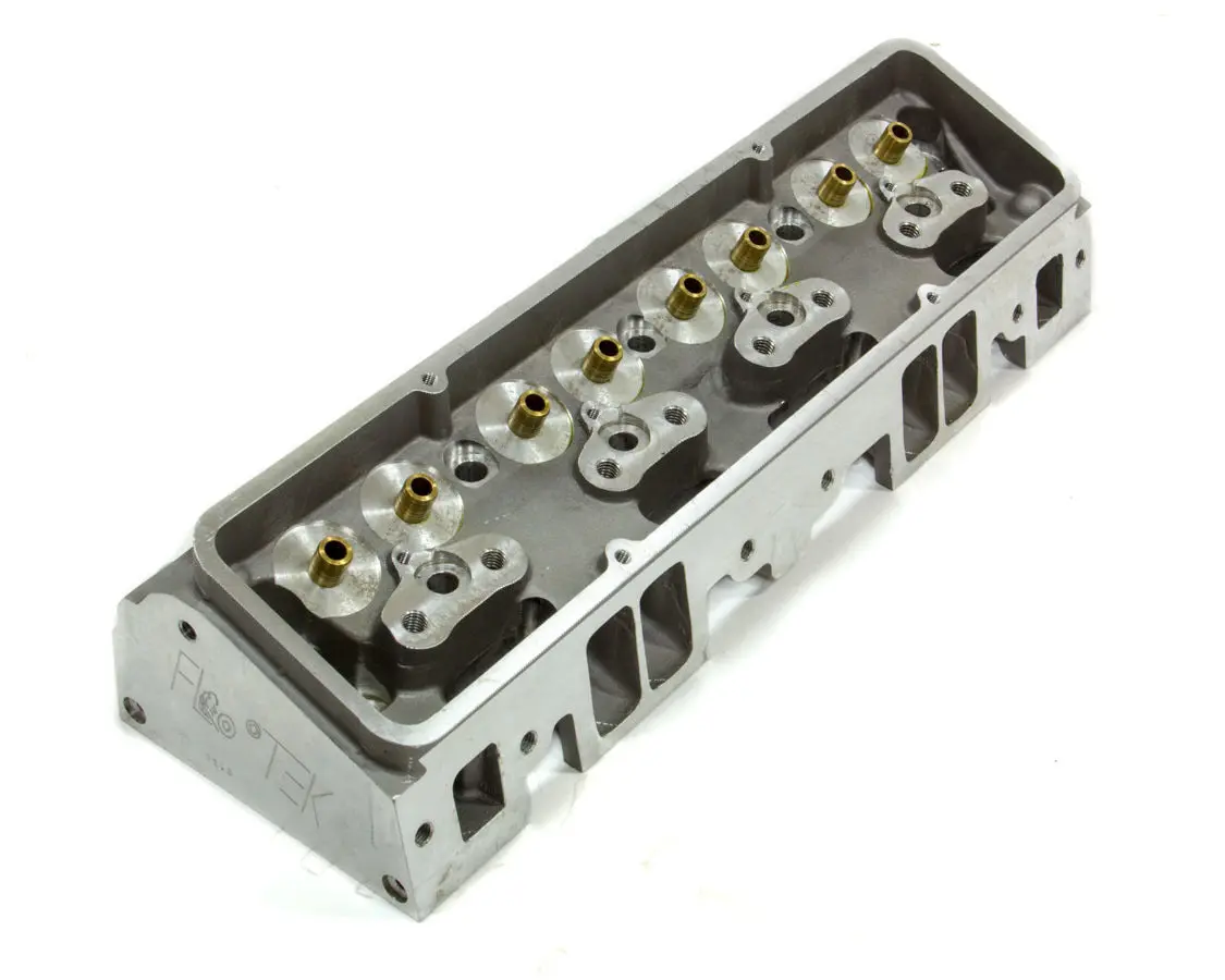 Flo Tek Sbc Aluminum Head 180Cc/64Cc Straight Plug Bare 1