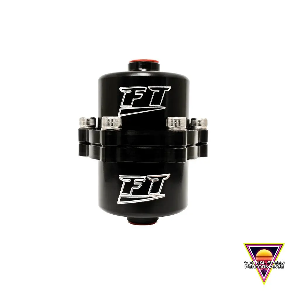 Fueltech Back Pressure Dampening Canister – 1/8" Npt, Black Anodized (Fth5017100341) 1