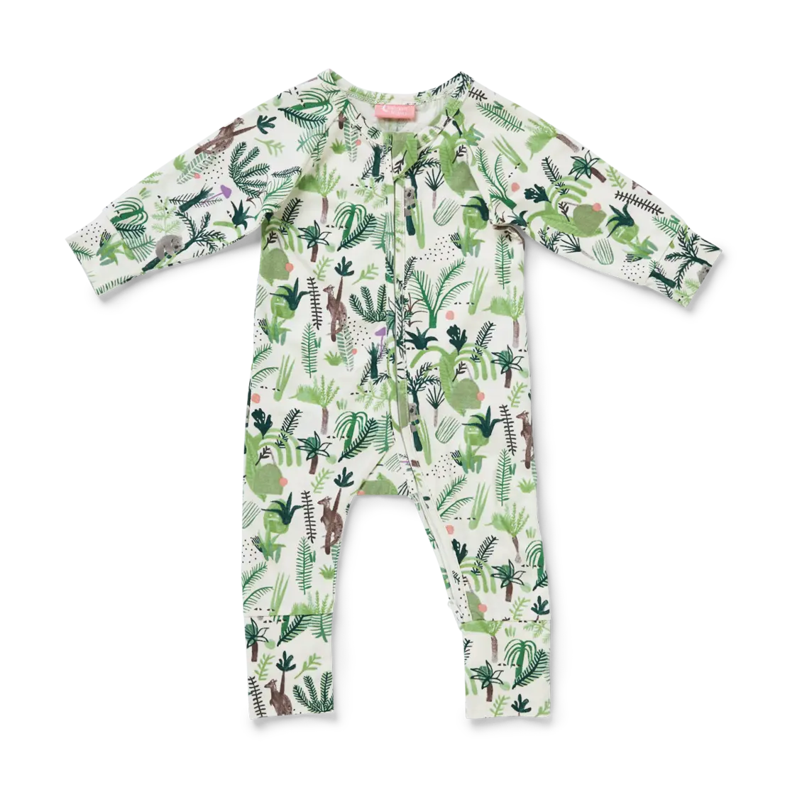 Fern Gully Long Sleeve Romper 1