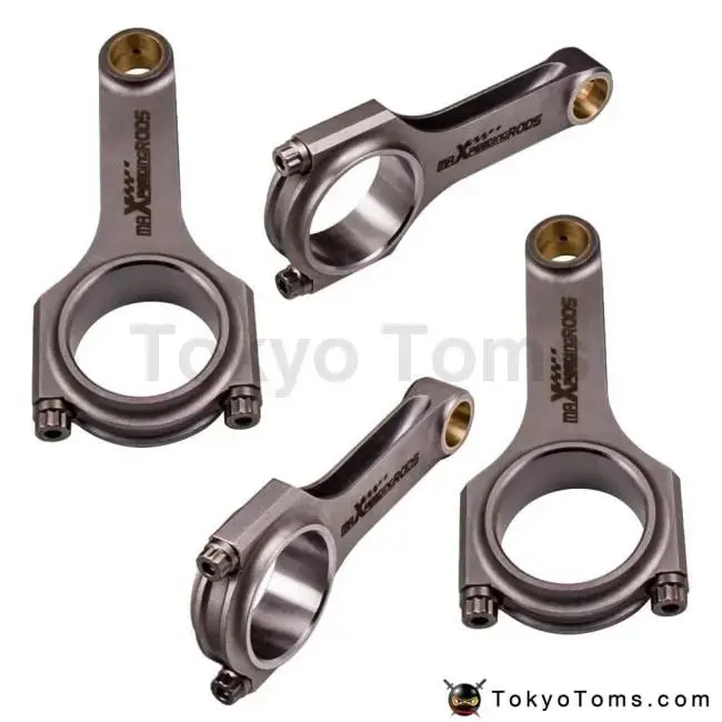 For Volvo B230 Engine Connecting Rods Con Rod Conrod Arp 2000 Bolt 152Mm Length Pleuel Floating 4340 Crankshaft Piston Pin 1