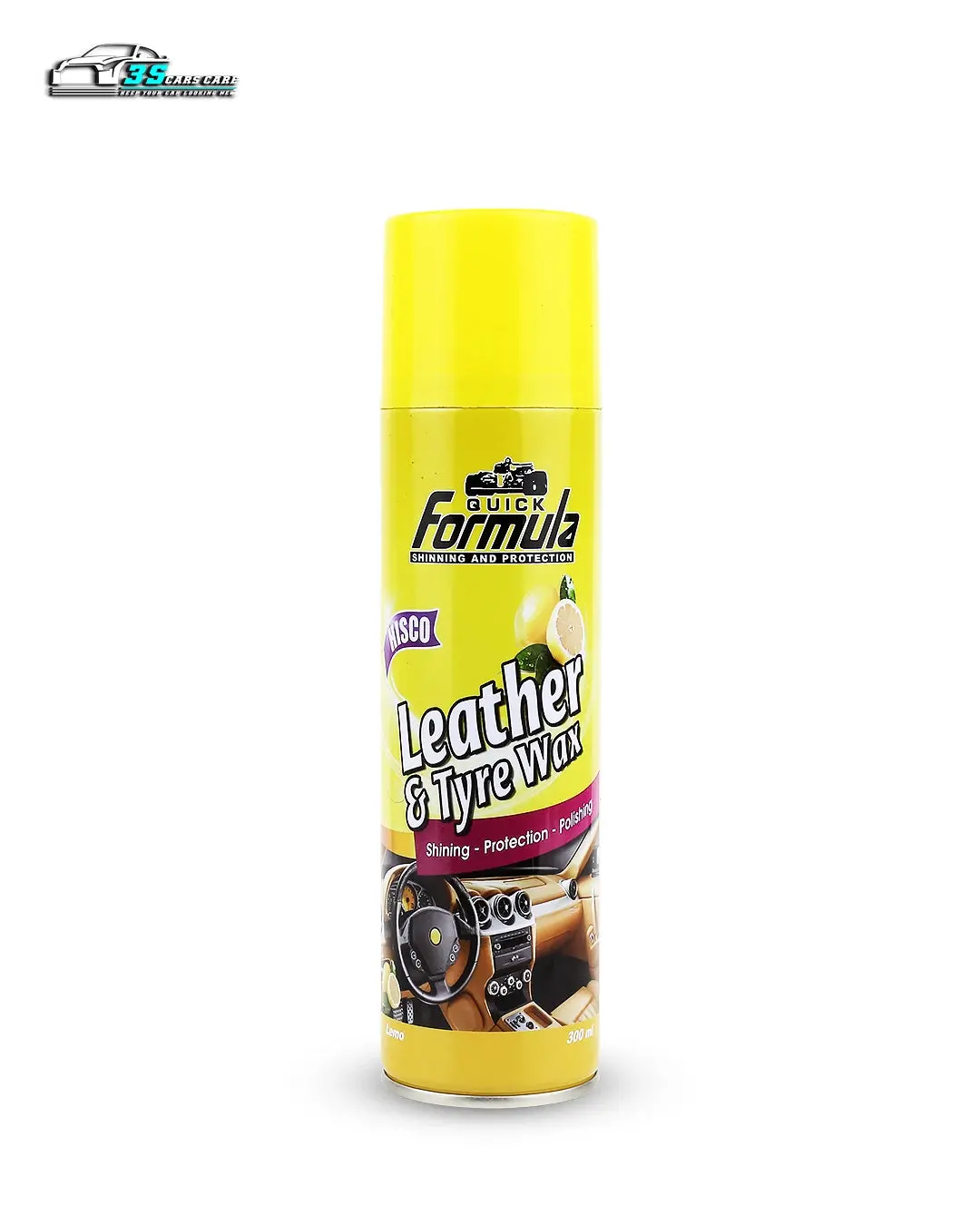 Leather & Tyre Wax - Lemon | Dashboard Polish - 300Ml - Formula 1