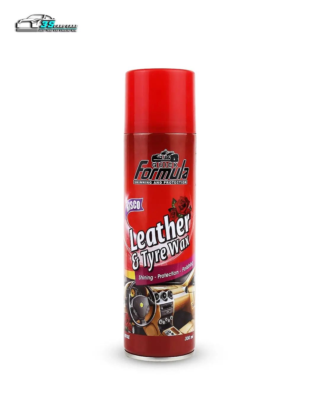 Leather & Tyre Wax - Rose | Dashboard Polish - 300Ml - Formula 1