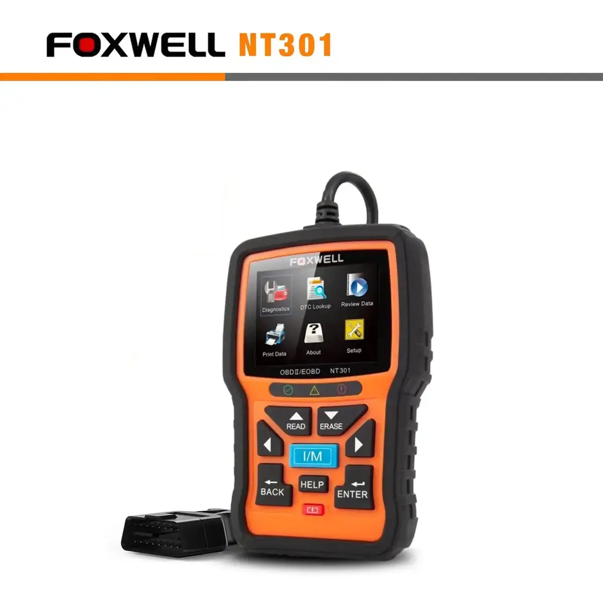 Foxwell Nt301 Obd2 Dtc Scanner Live Data Car Diagnosis Scan Tool 1