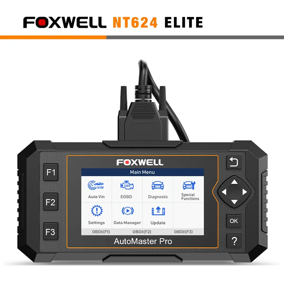 Foxwell Nt624 Elite Obd2 Eobd Automotive Scanner Full System Diagnostic Scanner Tool 1