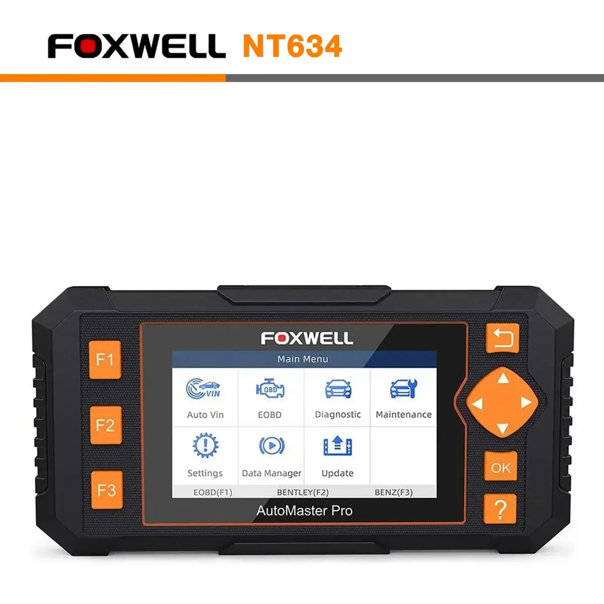Foxwell Scanner Nt634 Obd2 Scan Tool Automotive Code Reader 4 Systems Diagnostic Scanner Tool 1