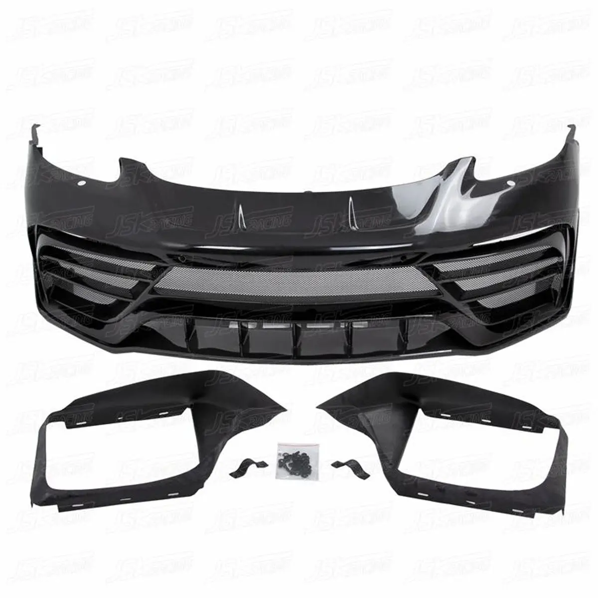 Half Carbon Fiber Front Bumper For Porsche Cayman 718 Gen 16-18 1