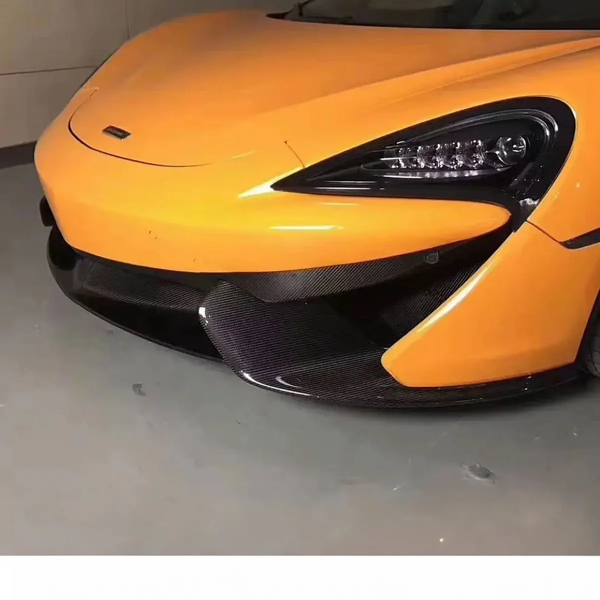Dry Carbon Fiber Full Front Lip Kit For Mclaren 540C 570S 1