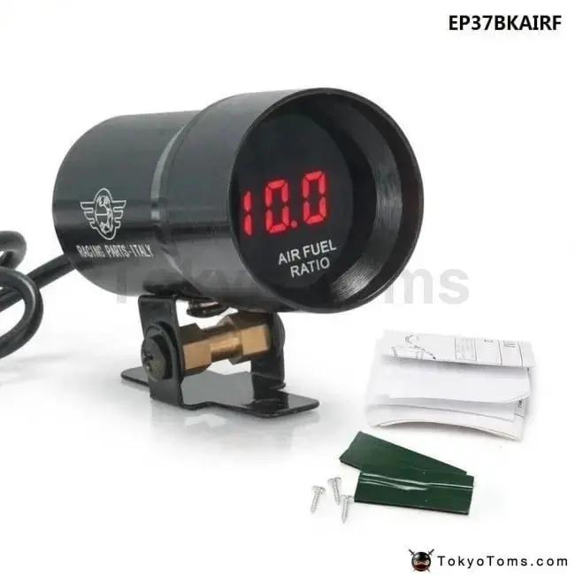 37Mm Compact Micro Digital Smoked Air/Fuel Ratio Gauge 1
