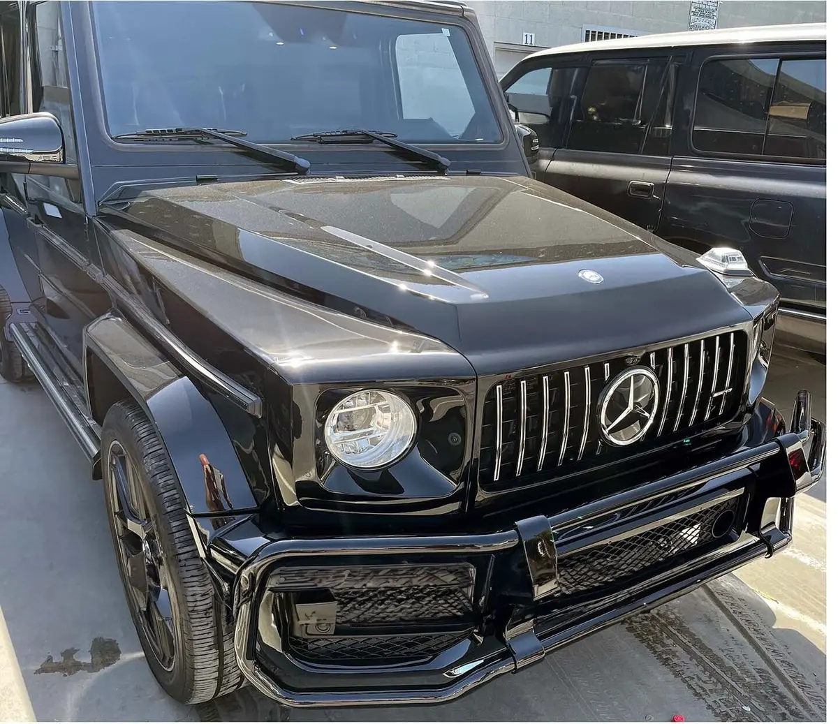 G63 Full Upgrade To 2022+ Body Kit Bumper Fenders Hood Upgrade Guard G500 G550 1