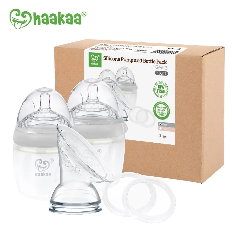 Gen 3 Breast Pump And Bottle 2 Pack Set - 160Ml 2