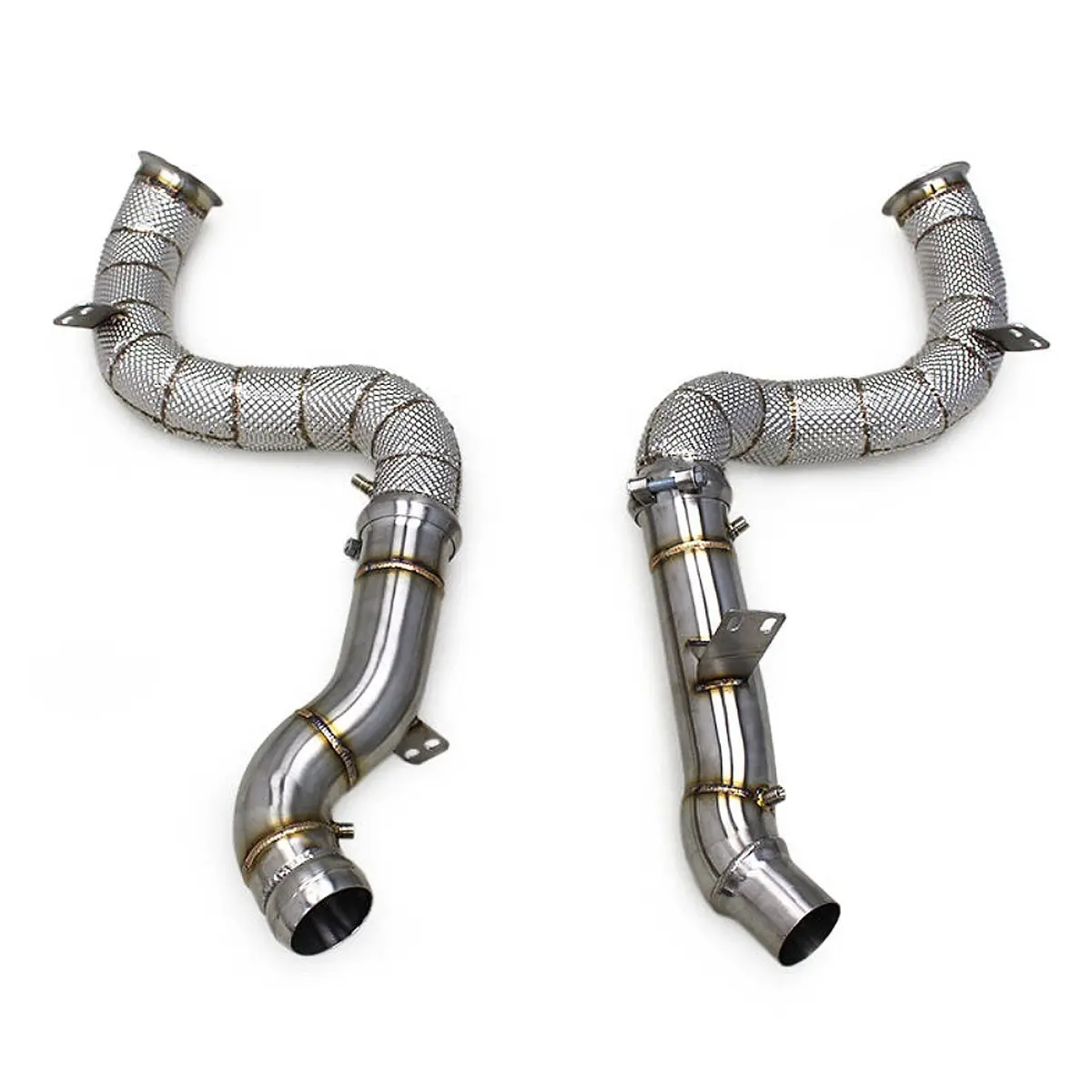 High Flow Race Stainless Downpipe For Mercedes Benz Gle63 Amg 4.0Tt W166 W167 1