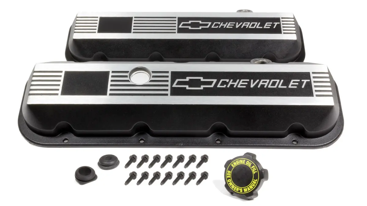 Chevrolet Aluminum Valve Covers - Bbc- Short 1
