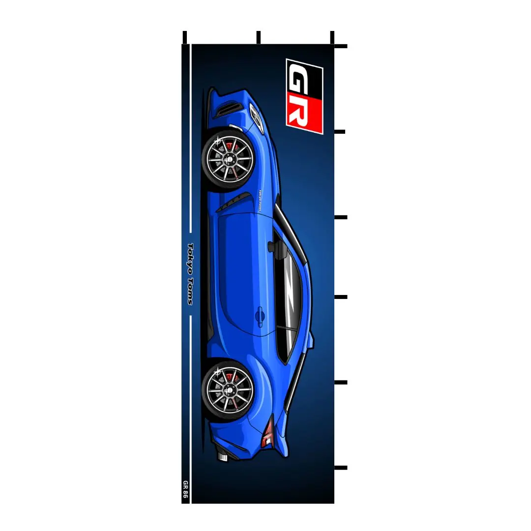 Nobori Toyota Gr86 Flag 1