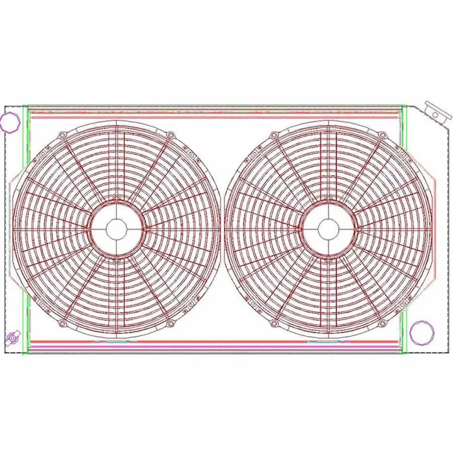 Radiator Combo Unit Gm A & G Body 1