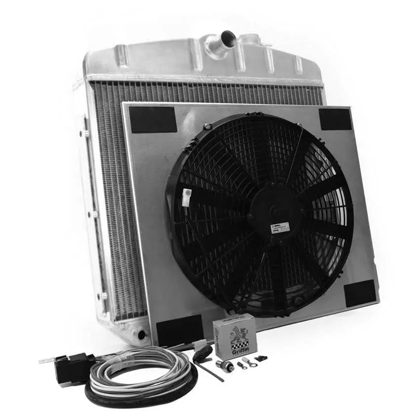 Radiator Combo Unit Gm 55-57 Chevy 1