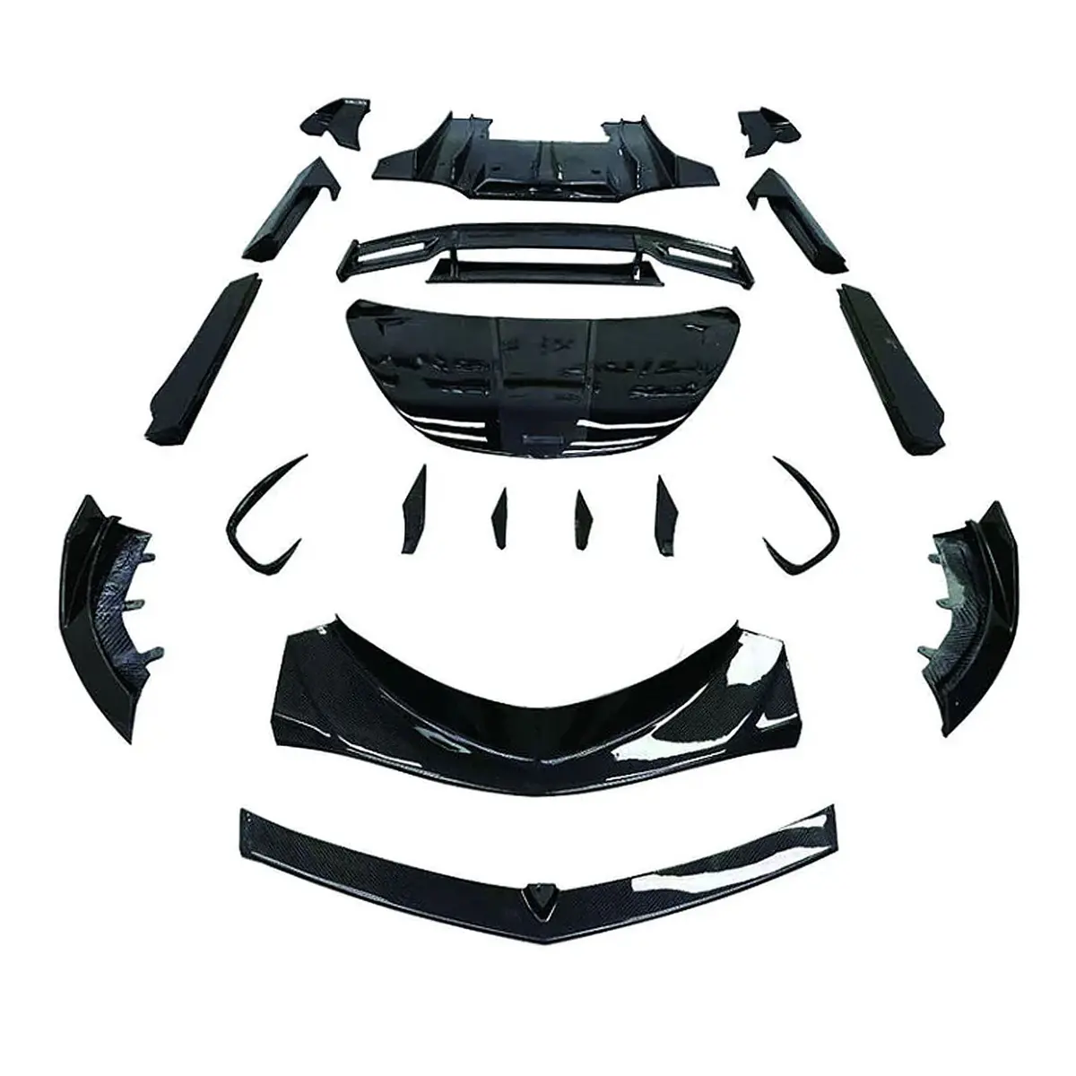 Am Style Dry Carbon Fiber Aero Kit For Mclaren Gt Bbp Elite 1
