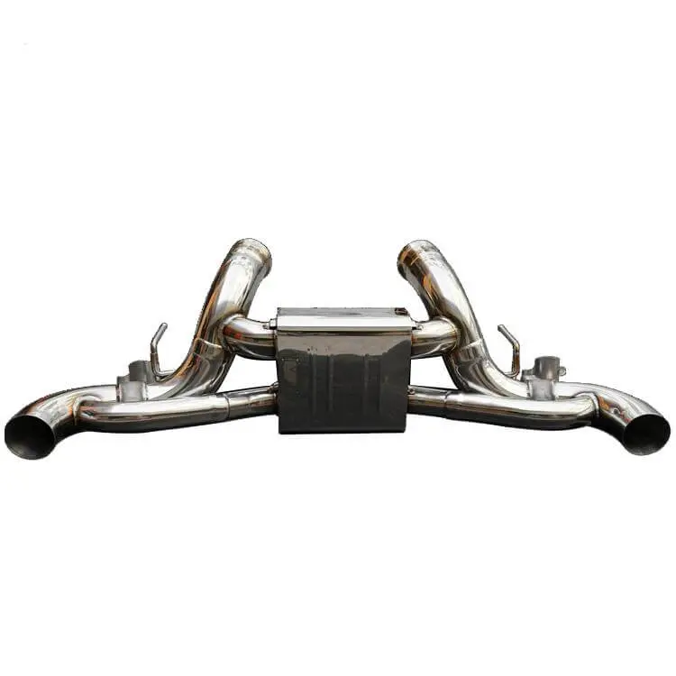Stainless Valved Catback Exhaust System For Mclaren Gt Oem Tips 1