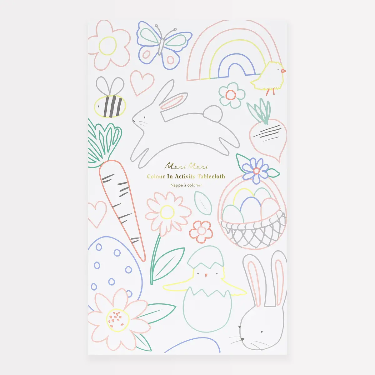 Easter Color In Activity Tablecloth 1