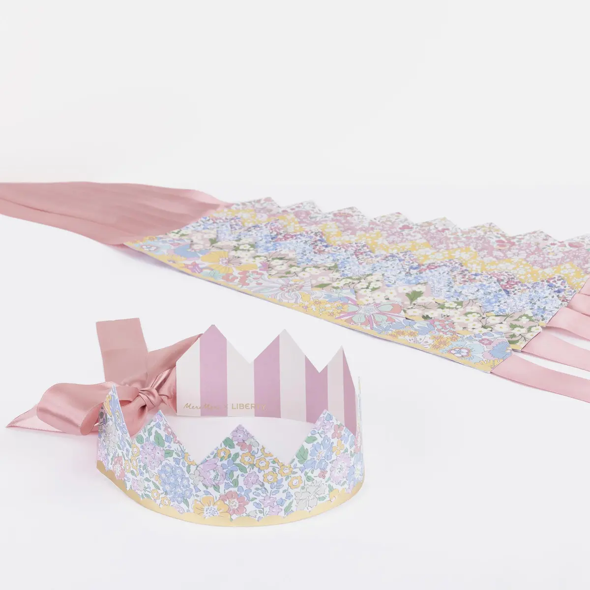 Meri Meri X Liberty Party Crowns 1