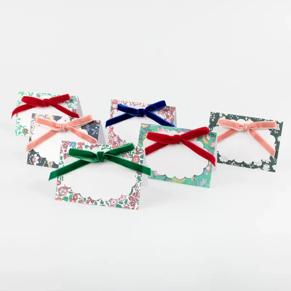 Meri Meri X Liberty Winter Place Cards 1