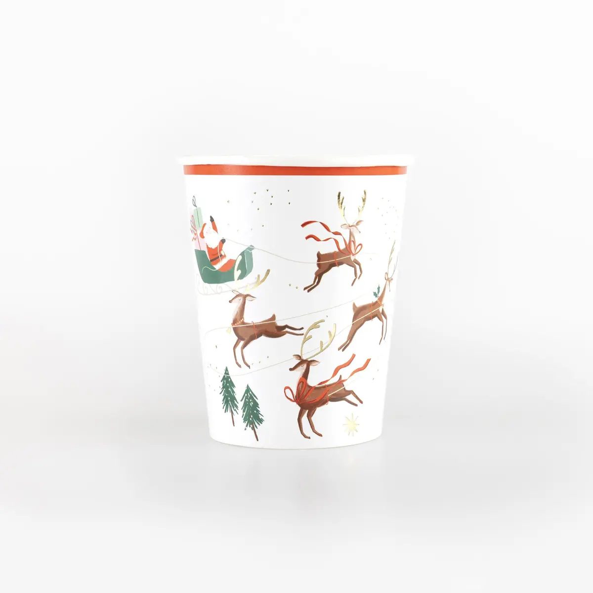 Santa, Sleigh & Reindeer Cups 1