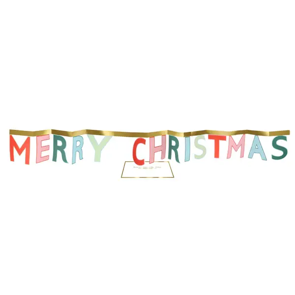 Merry Christmas Concertina Card 1