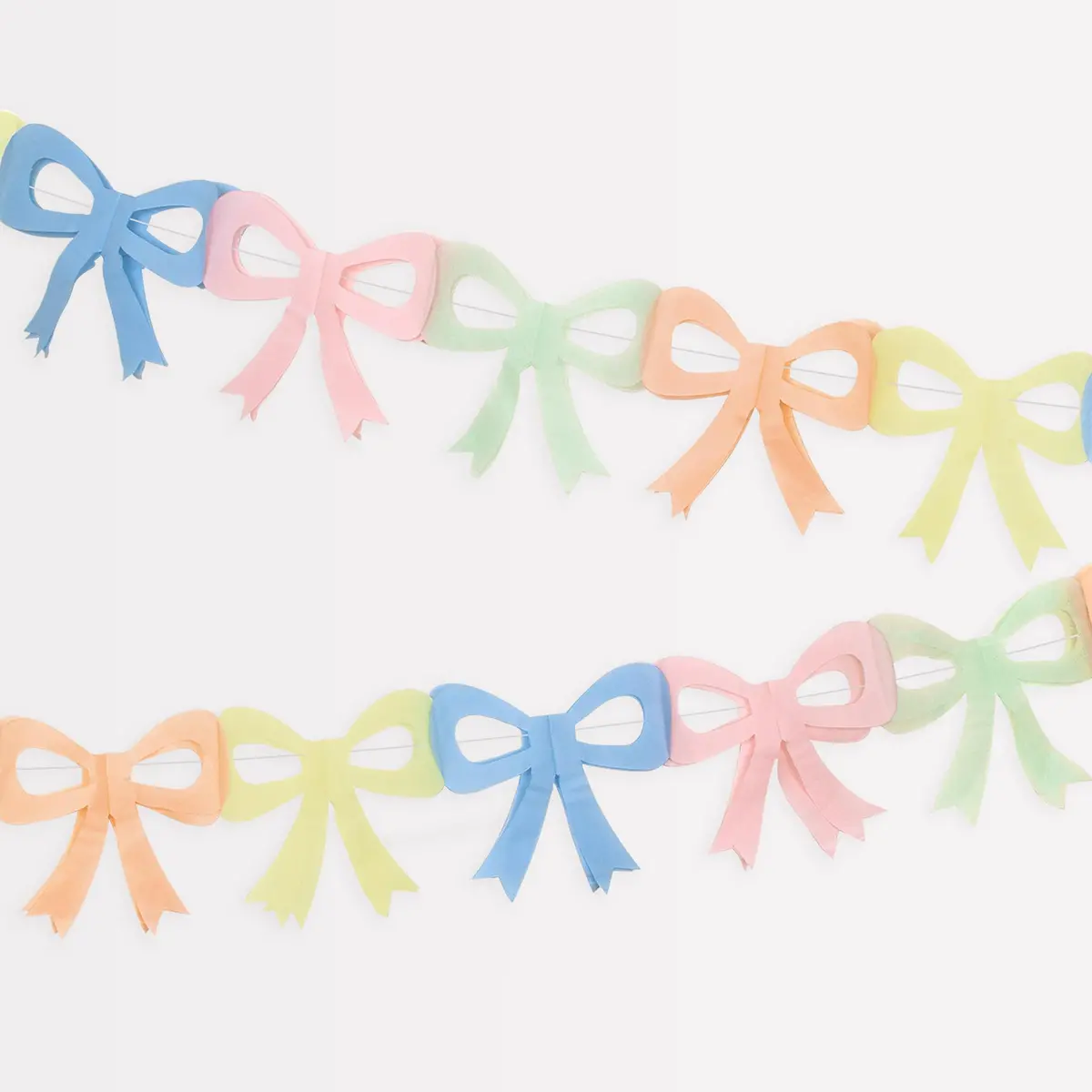 Tissue Paper Bow Garlands 1
