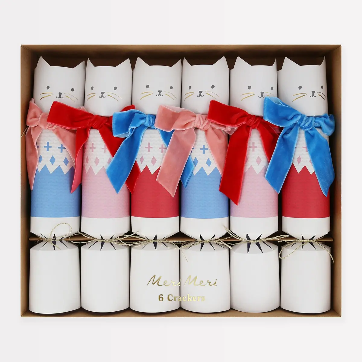 Velvet Bow Cat Crackers 1