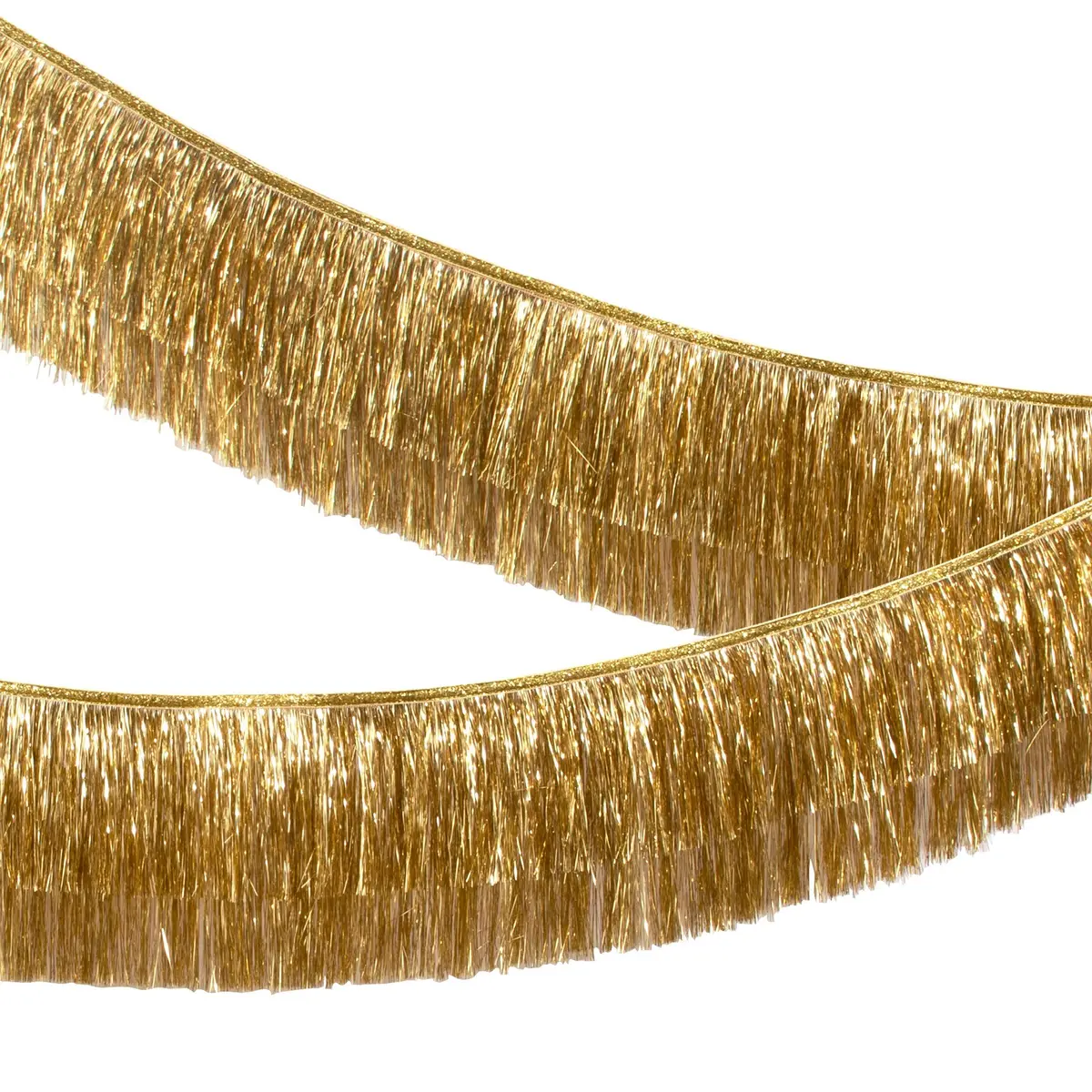 Gold Tinsel Fringe Garland 1