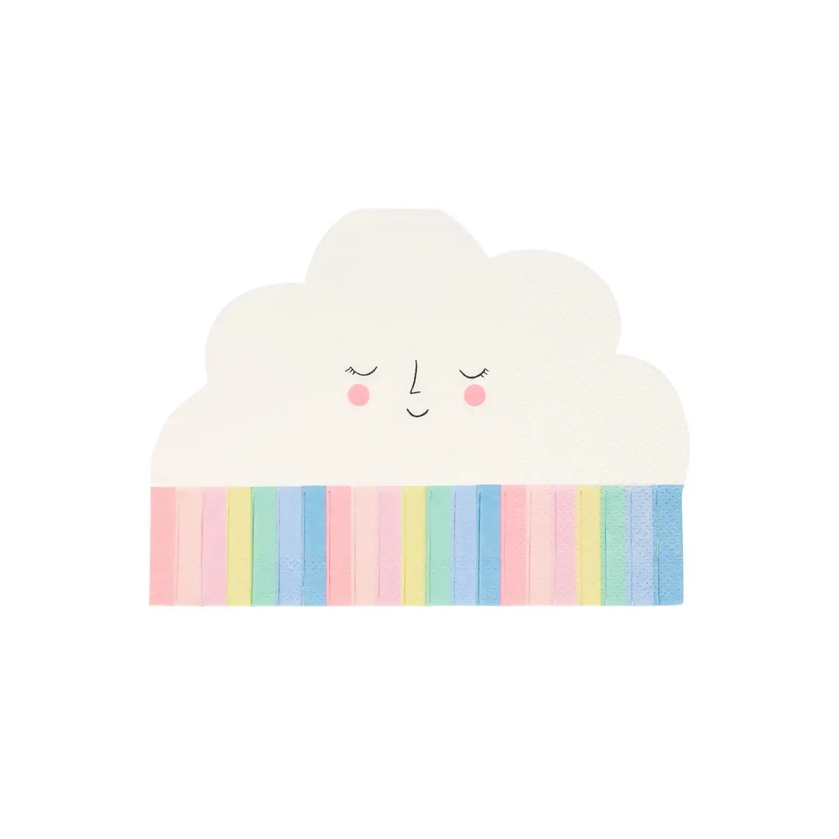 Rainbow Sun Cloud Napkins 1