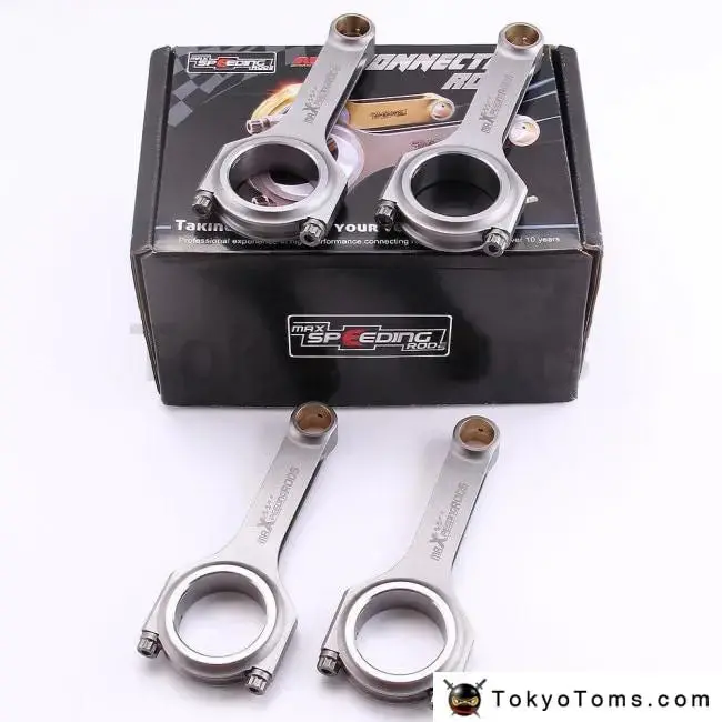 H Beam Conrods Rod Rods For Honda Acura 1.8L B18c Vtec Gsr Arp 2000 Bolts 800 Hp Balanced 138Mm Shot Peen Crankshaft Screws 1