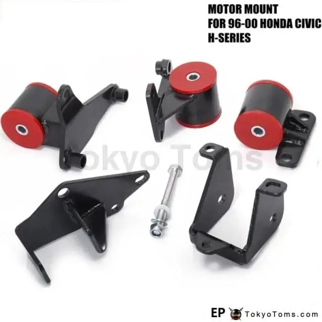 For 1996-2000 Ek Honda Civic H22/H23 H-Series Engine Swap Conversion Motor Mounts Ep13mm96hd5h 1