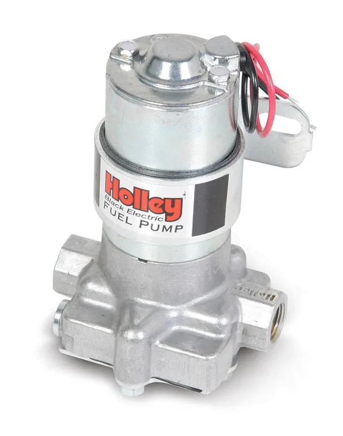 Holley Black Fuel Pump Supports 750Hp Flows 140Hph Compatible With Gas, Alcohol Or Methanol 1