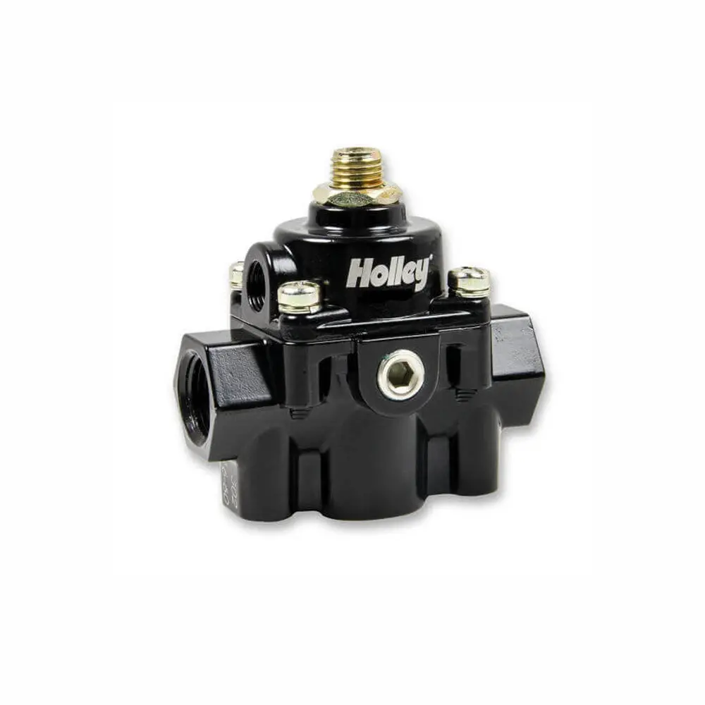 Holley 4-9Psi Fuel Pressure Regulator By-Pass Style 6Psi Black 1