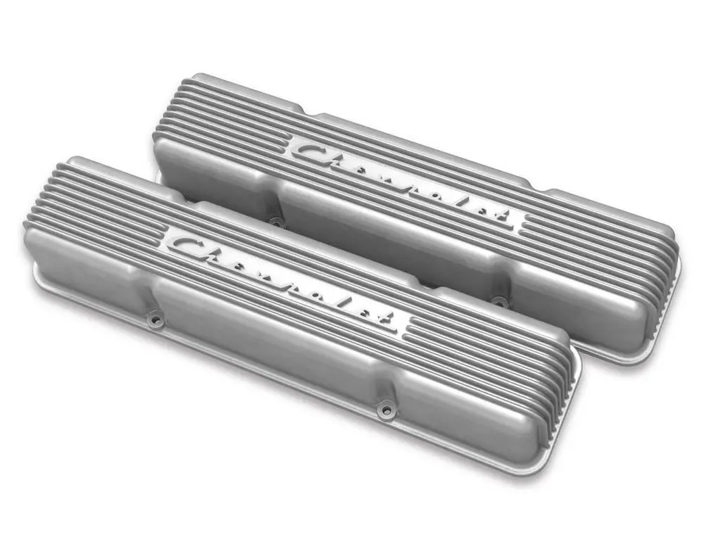 Sbc Valve Covers Finned Vintage Series Natural 1