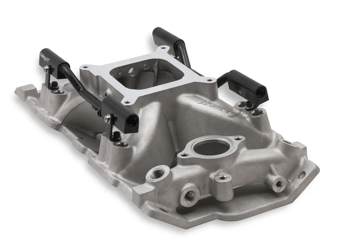 Holley Sbc 262-400 Efi Intake Manifold With Fuel Rails For 4150 Flange 1