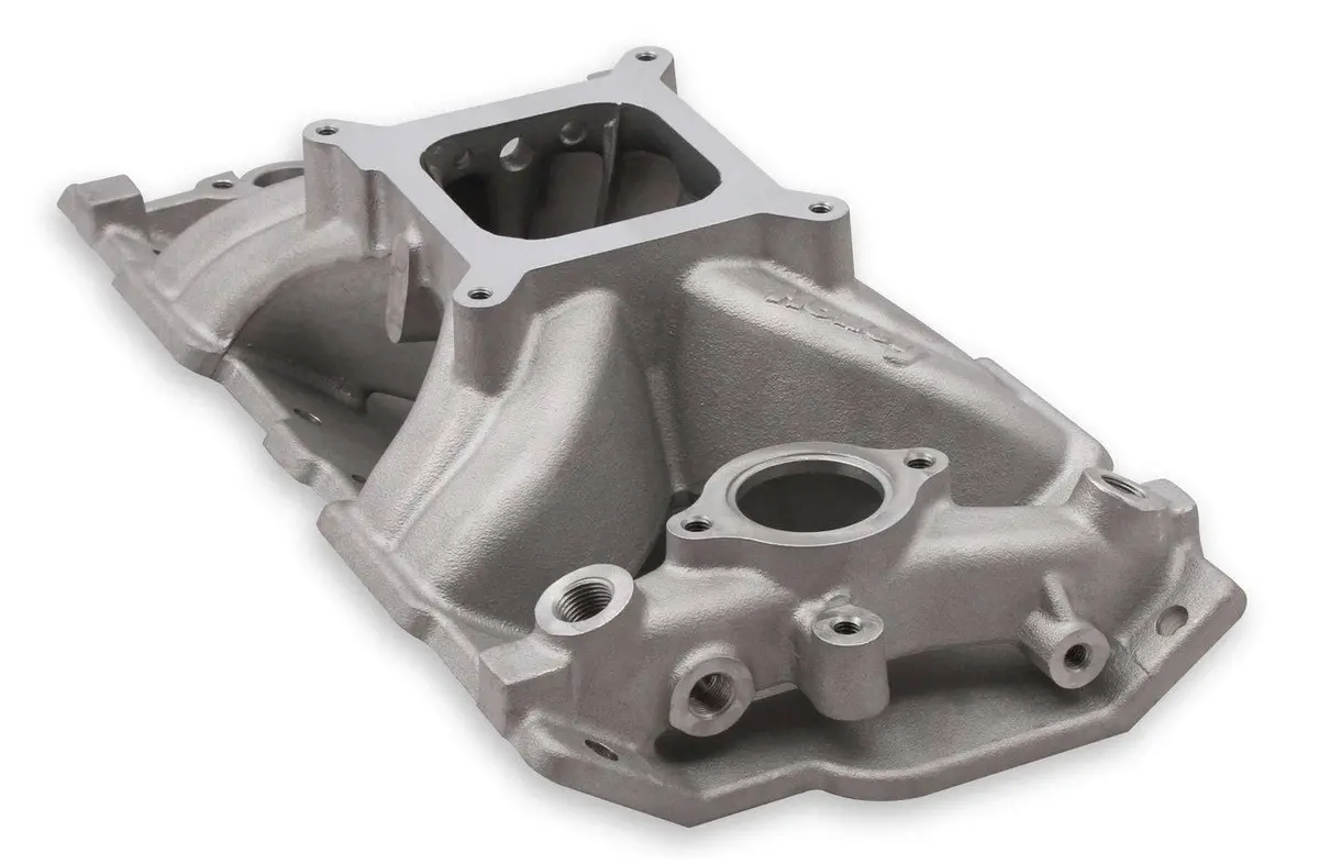 Holley Sbc 262-400 Single Plane Intake Manifold 4150 Flange 1