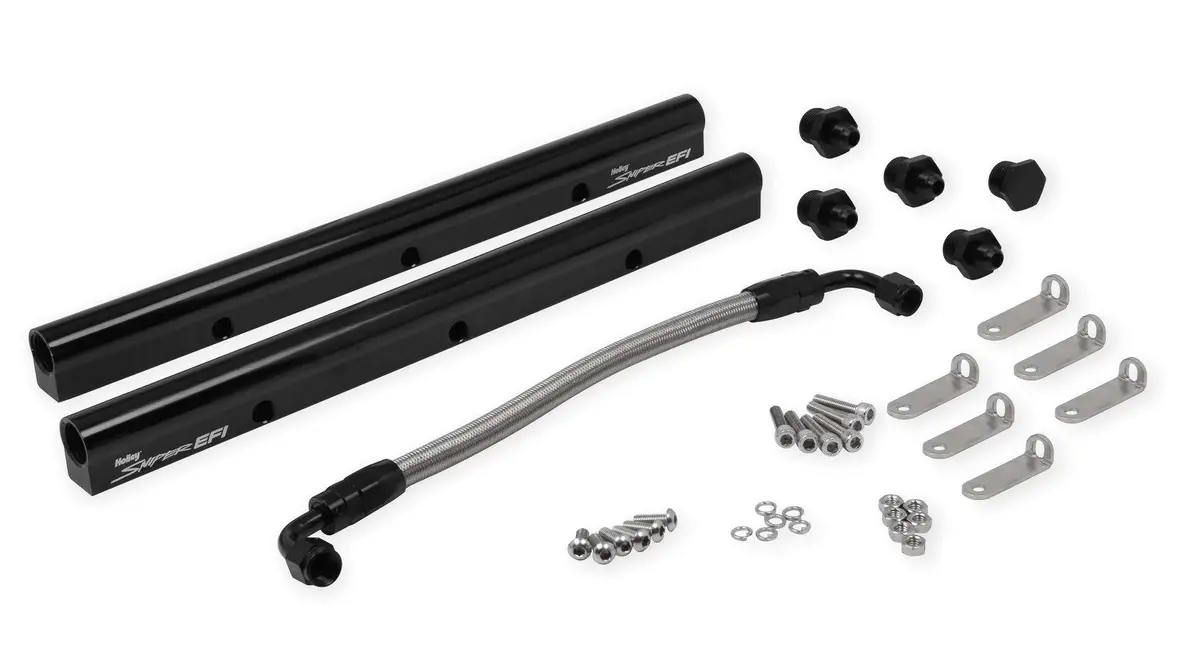 Holley Ls Fuel Rail Kit For Gm Ls3/Ls92 Sniper Fabricated Intakes 1
