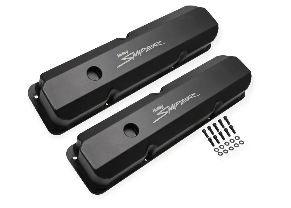 Holley Sniper Fabricated Valve Covers  Bbc Tall 1